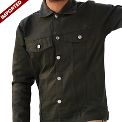Men's Green Denim Jacket