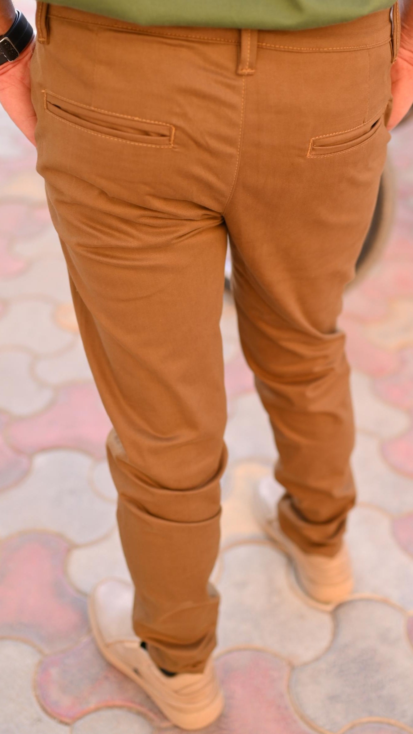 Men's Camel Chino Pants