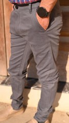 Men's Dark Gray Cheeno Pants