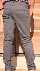Men's Dark Gray Cheeno Pants