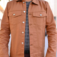 Men's Camel Denim Jacket