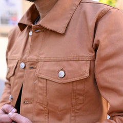 Men's Camel Denim Jacket