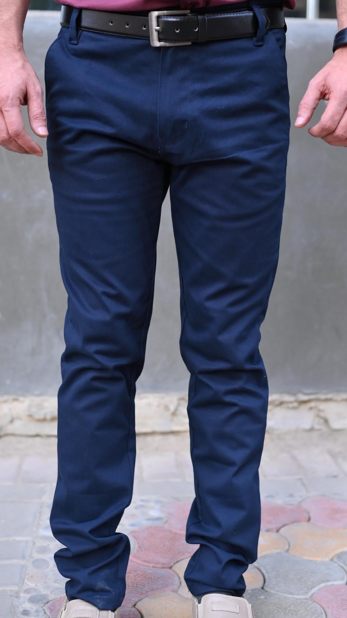 Men's Blue Chino Pants