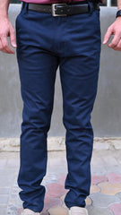 Men's Blue Chino Pants