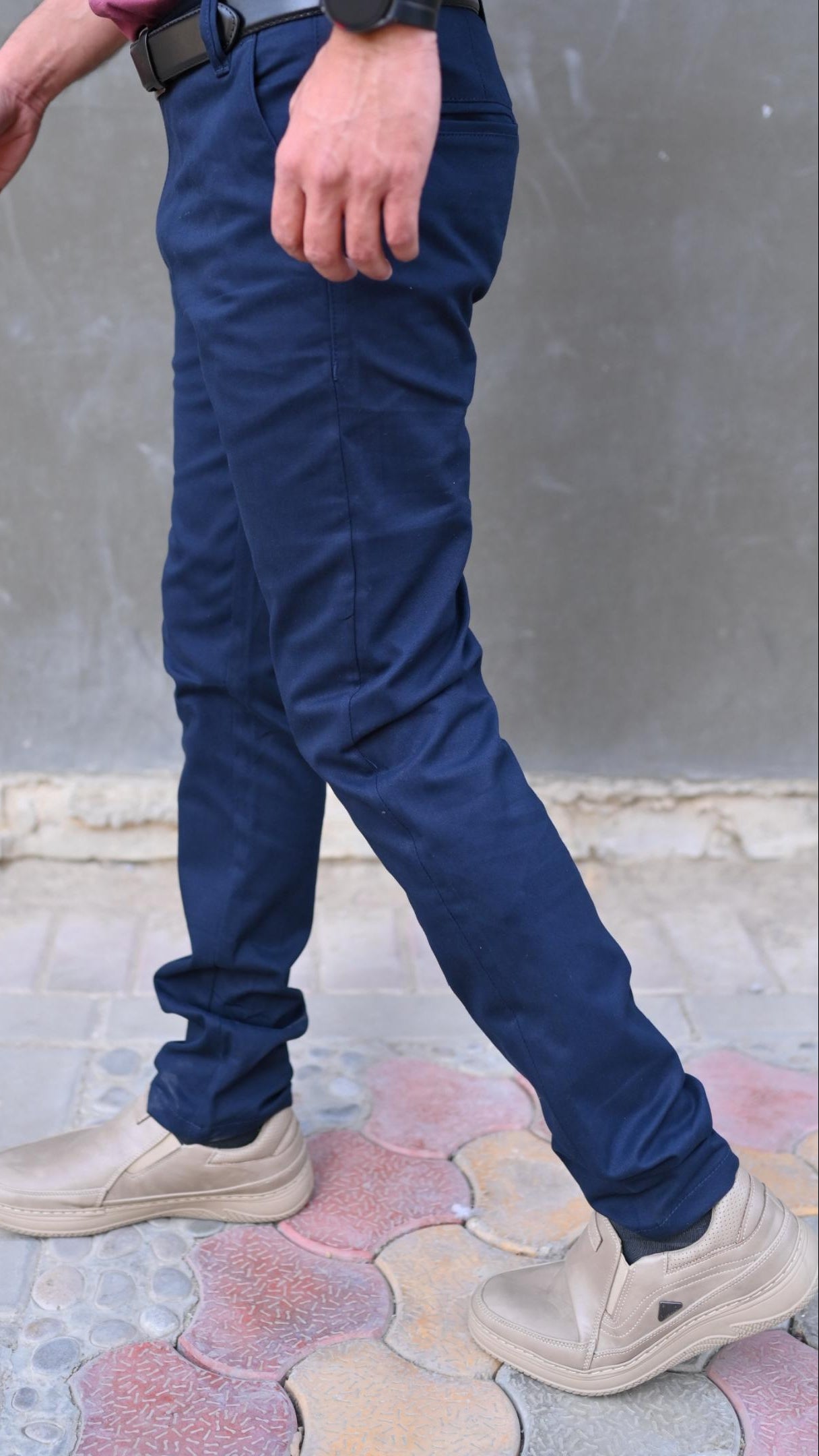 Men's Blue Chino Pants