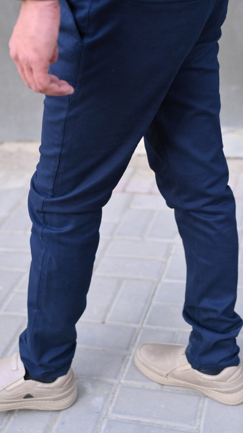 Men's Blue Chino Pants