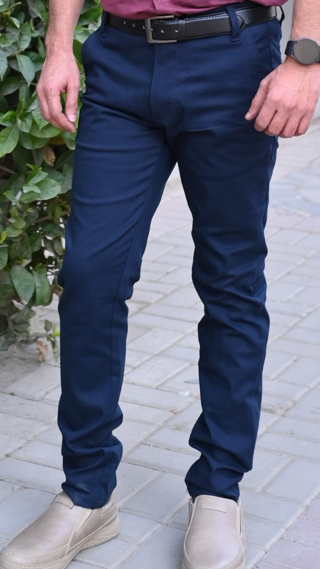 Men's Blue Chino Pants
