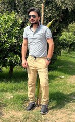 Men's Basic Khakhee Cargo Pants