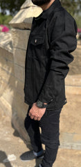 Men's Black Denim Jacket