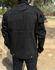 Men's Black Denim Jacket