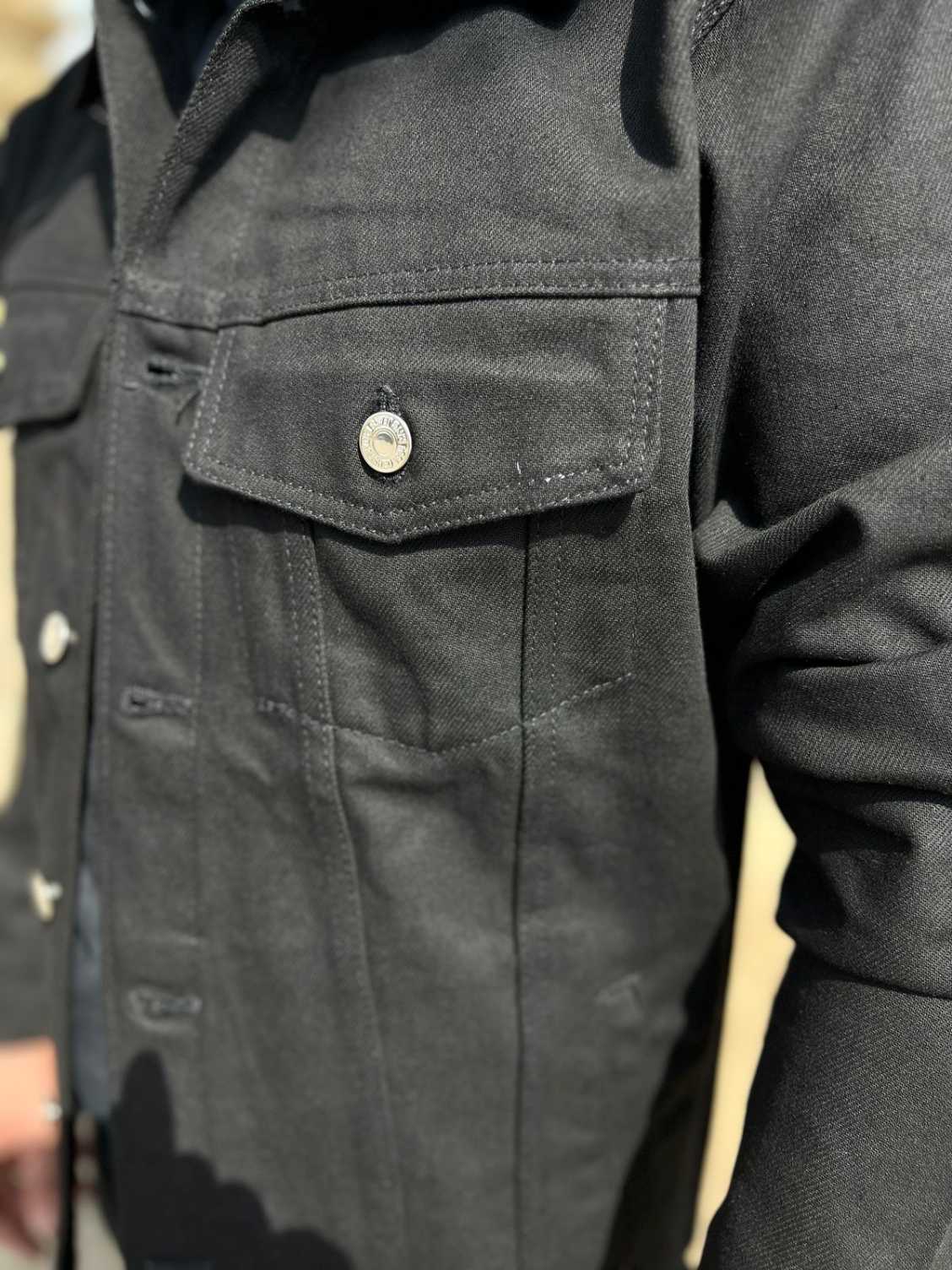Men's Black Denim Jacket